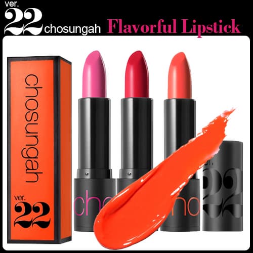 _CHOSUNGAH22_ Flavorful Lipstick Orange_ Viva Pink_ Get Red